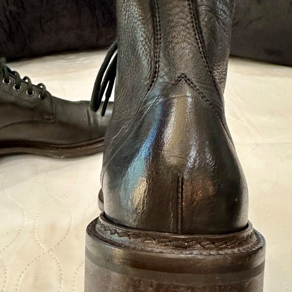 Black lace up boots size 9 - Picture 3 of 16